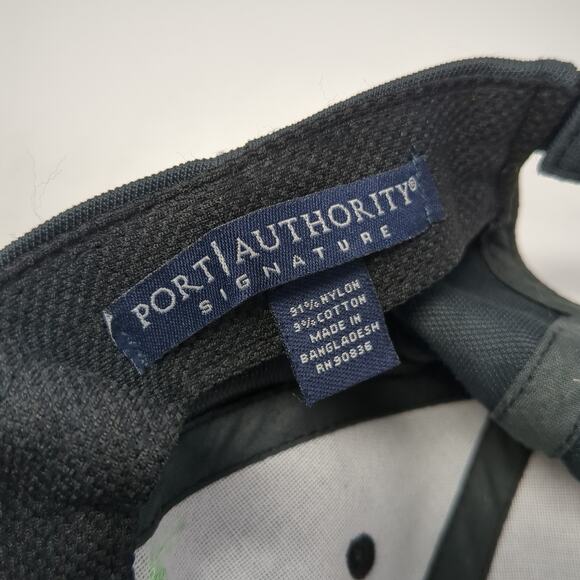 35 Years Strapback Baseball Cap Black One Size 6 Panel Port Authority Signature - Picture 9 of 9